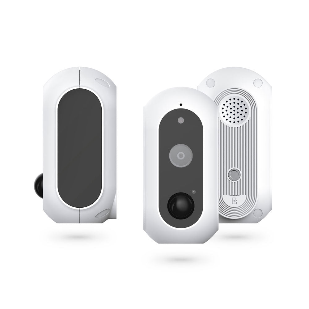 Смарт охранителна камера No brand PST-LB209, 2.0Mp, Вътрешен монтаж, Wi-Fi, Tuya Smart, Бял - 91031