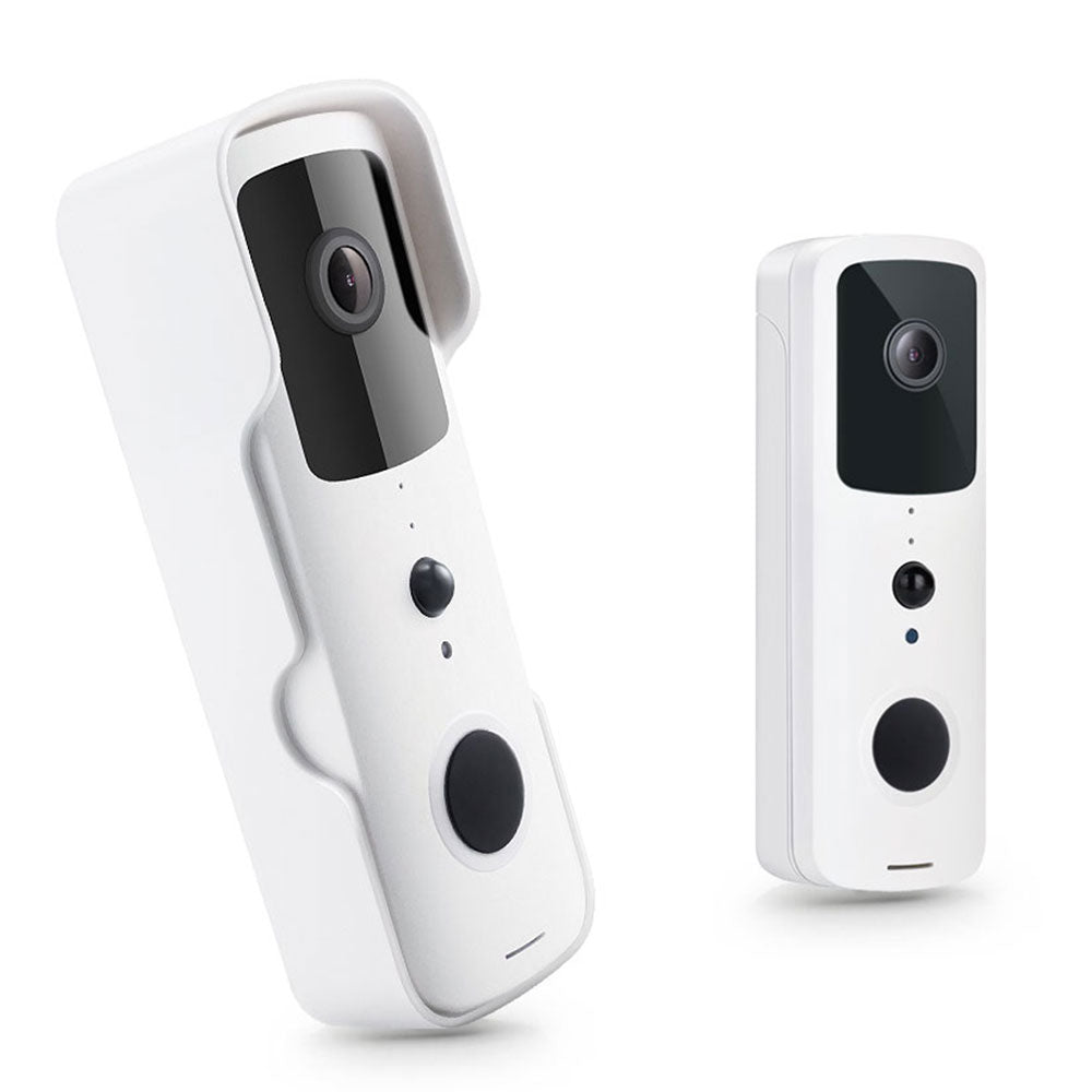 Смарт видео звънец No brand PST-T30, 2.0Mp, Wi-Fi, Tuya Smart, Бял - 91039