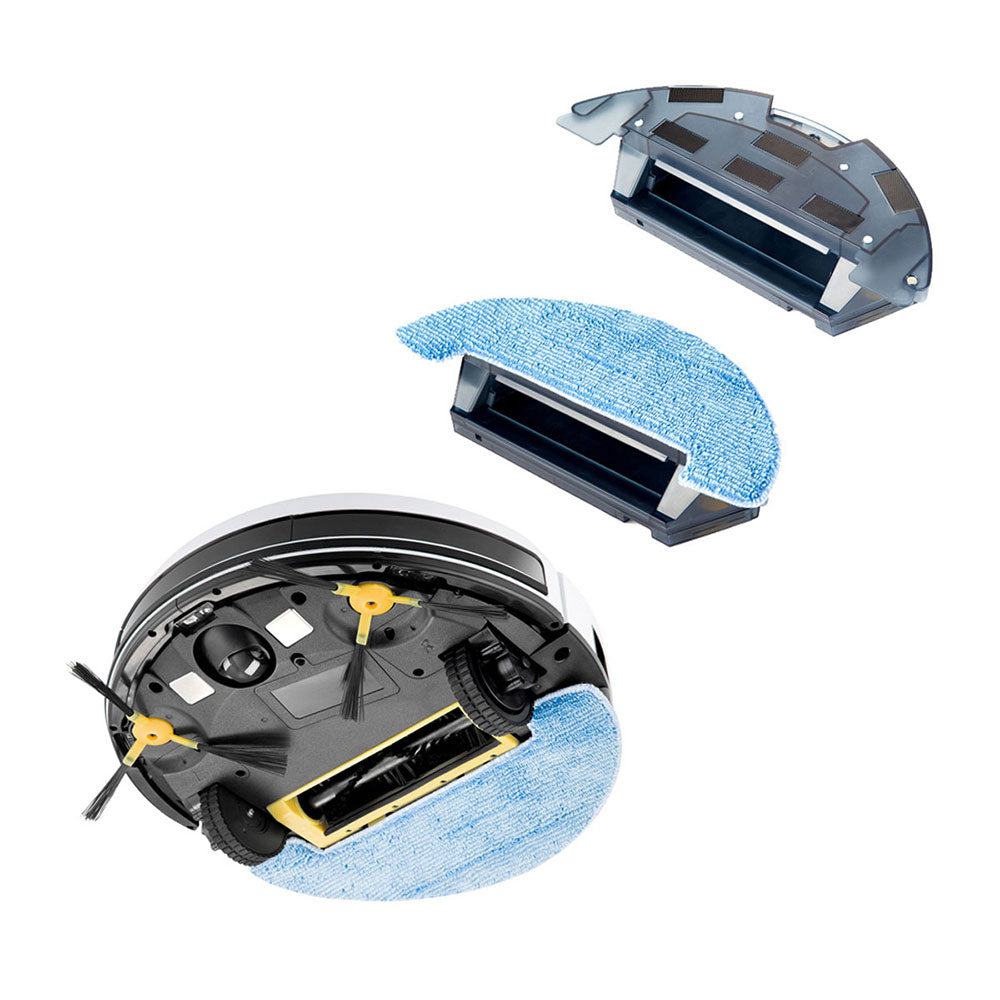 Робот прахосмукачка No brand PST-A3-C, Wi-Fi, Tuya Smart, Бял - 91042
