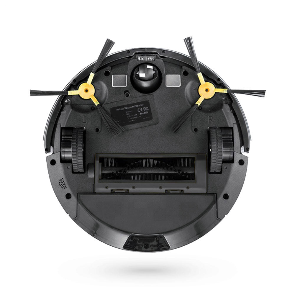 Робот прахосмукачка No brand PST-A3-CBL, Камера, Wi-Fi, Tuya Smart, Черен - 91043