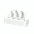 Преносим мини термичен принтер KDC-0019E, А4, Bluetooth, Бял - 91077