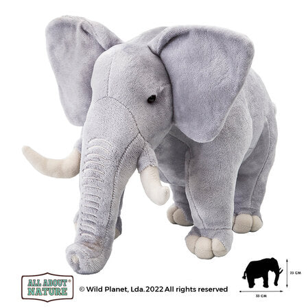 Плюшена играчка, Слонче 35см. Wild Planet