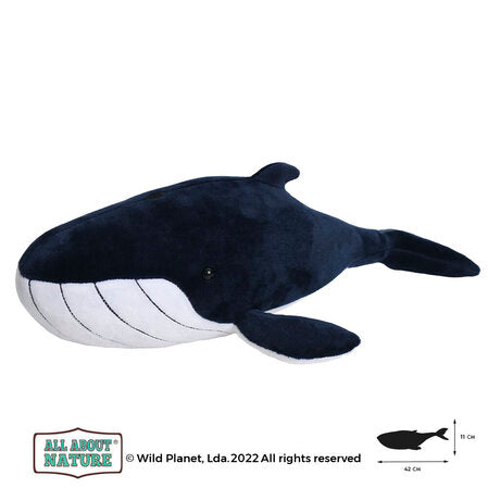 Плюшена играчка, Син Кит 40см. Wild Planet