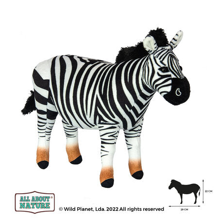 Плюшена играчка, Зебра 29см. Wild Planet