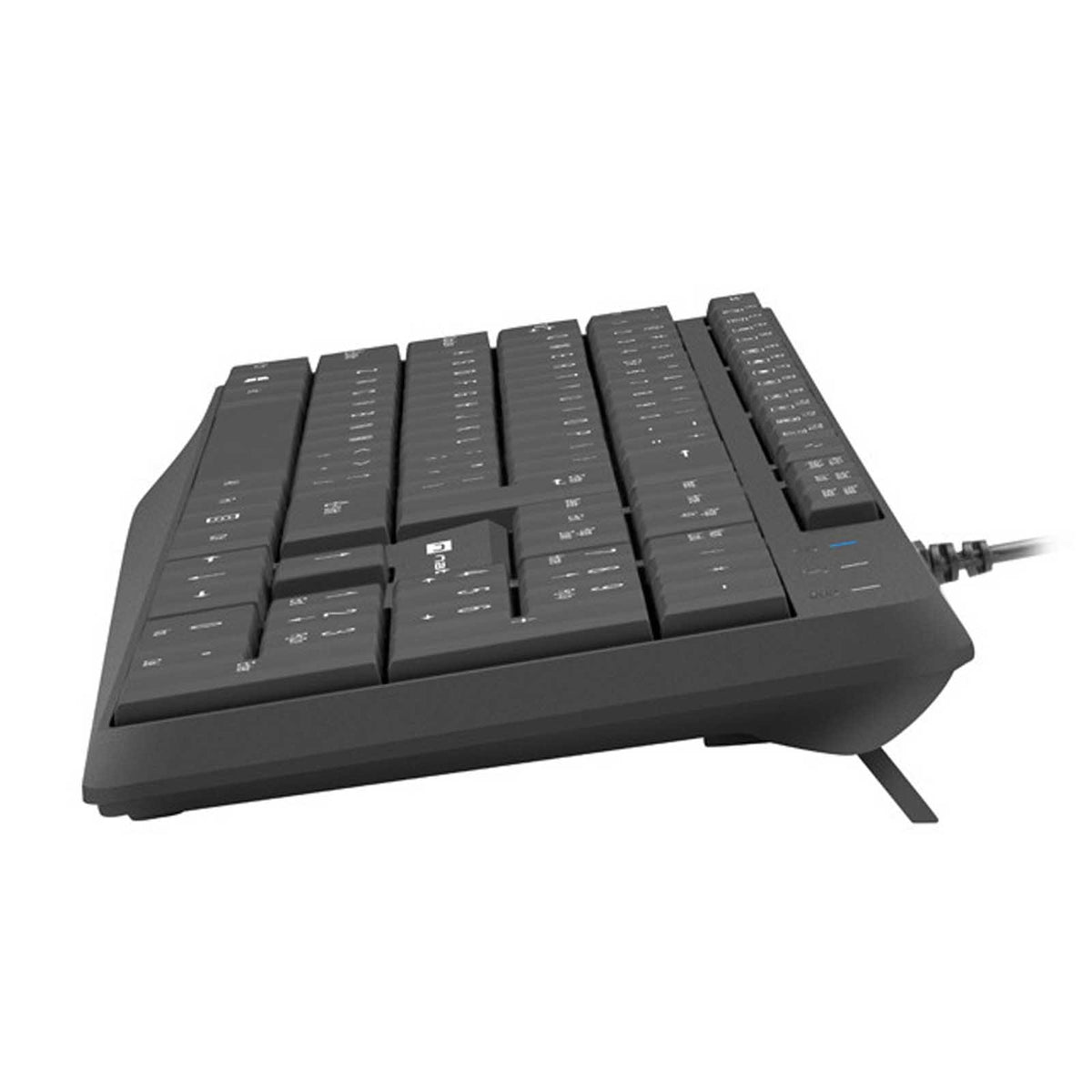 Natec Keyboard Nautilus SLIM US Layout Black