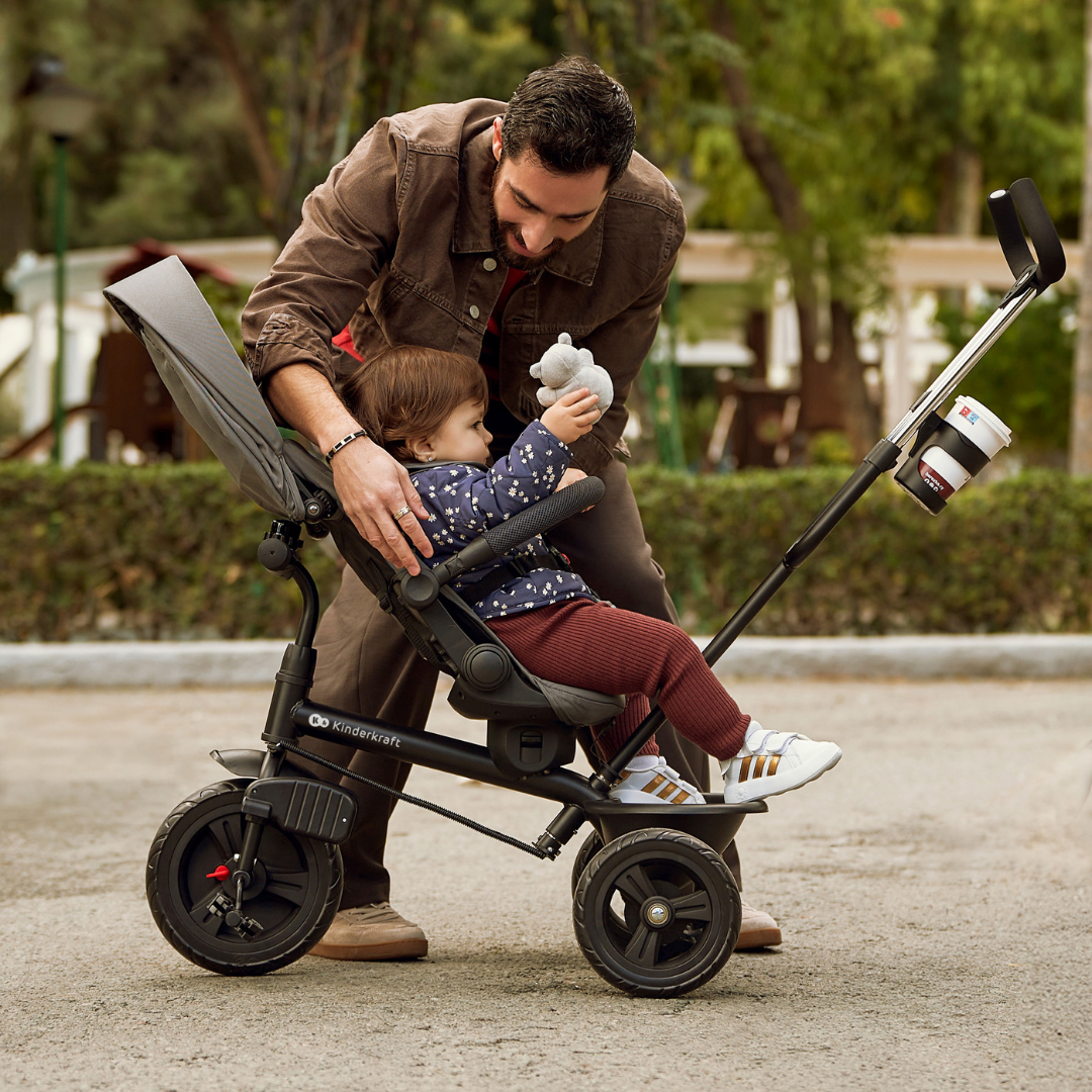 KinderKraft ASTON 2 PLUS триколка РОЗОВА - снимка 12