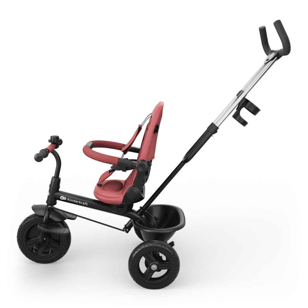 KinderKraft ASTON 2 PLUS триколка РОЗОВА - снимка 4