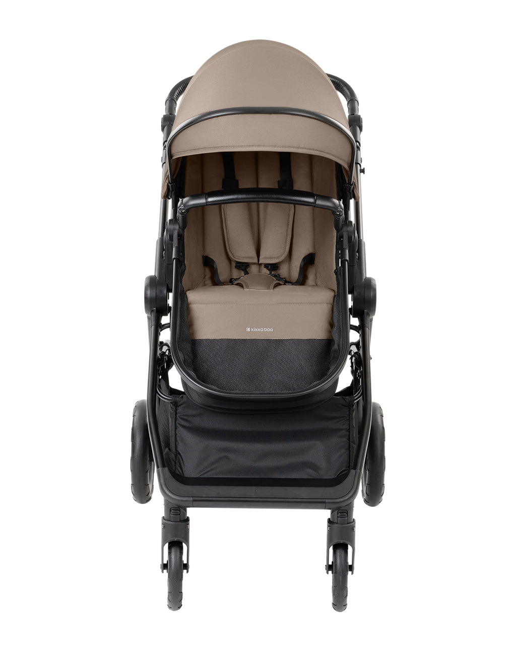 Комбинирана количка 3в1 с кош за новородено Ava Beige - снимка 4