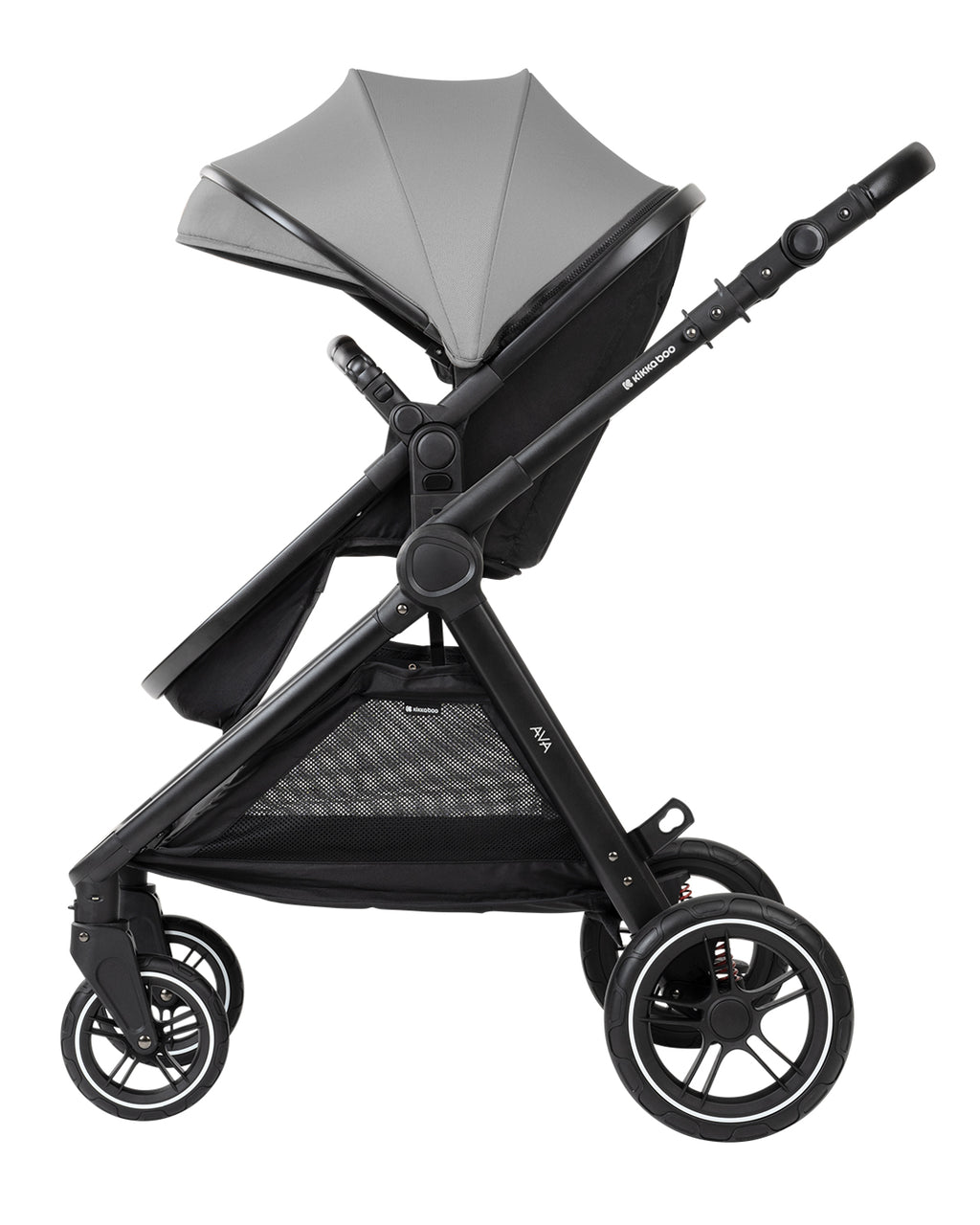 Комбинирана количка 3в1 с кош за новородено Ava Grey - снимка 6