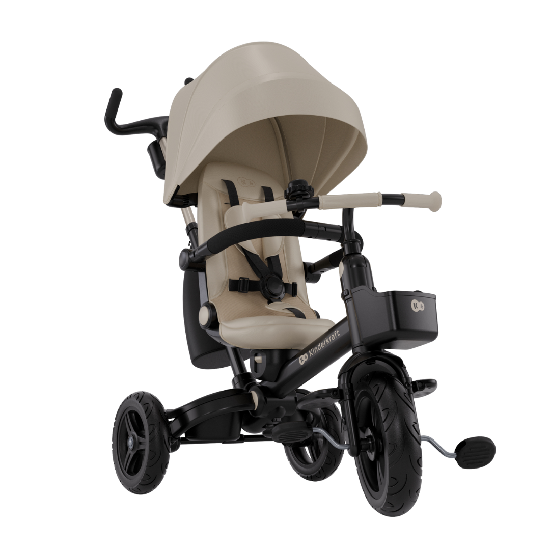 Kinderkraft AVEO 2 Plus триколка BEIGE - снимка 4