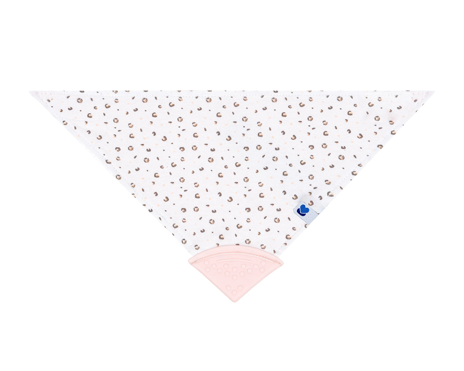 Лигавник-бандана с чесалка Savanna Pattern Pink | Kikkaboo