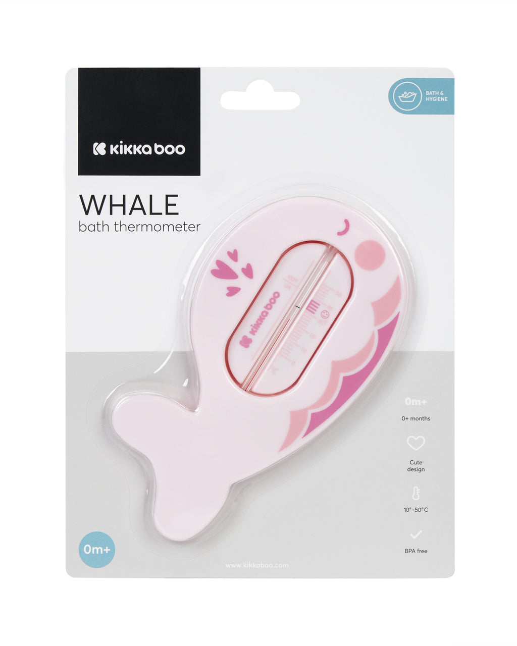 Термометър за вода Whale Pink - снимка 2