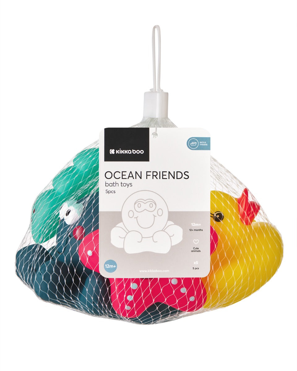 Играчки за баня 5 бр Ocean Friends - снимка 7