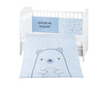 Бебешки спален комплект 2 части EU style 60/120 Bear with me Blue | Kikkaboo