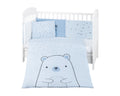 Бебешки спален комплект 6 части 60/120 Bear with me Blue