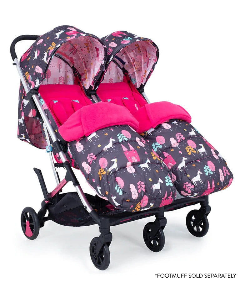 Cosatto CT4370 Woosh Double Unicorn Land беб.кол. за близнаци - снимка 4