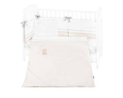 Бебешки спален комплект с бродерия 6 части 60/120 Dream Big Beige