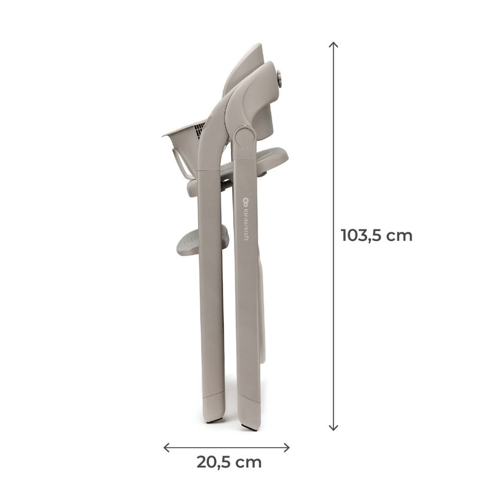 Kinderkraft TINO столче за хранене BEIGE - снимка 13