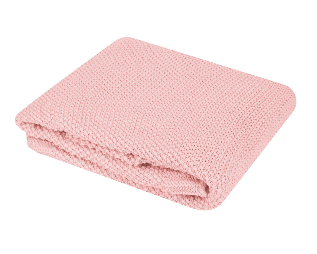 Плетено памучно одеяло Dream Big Pink