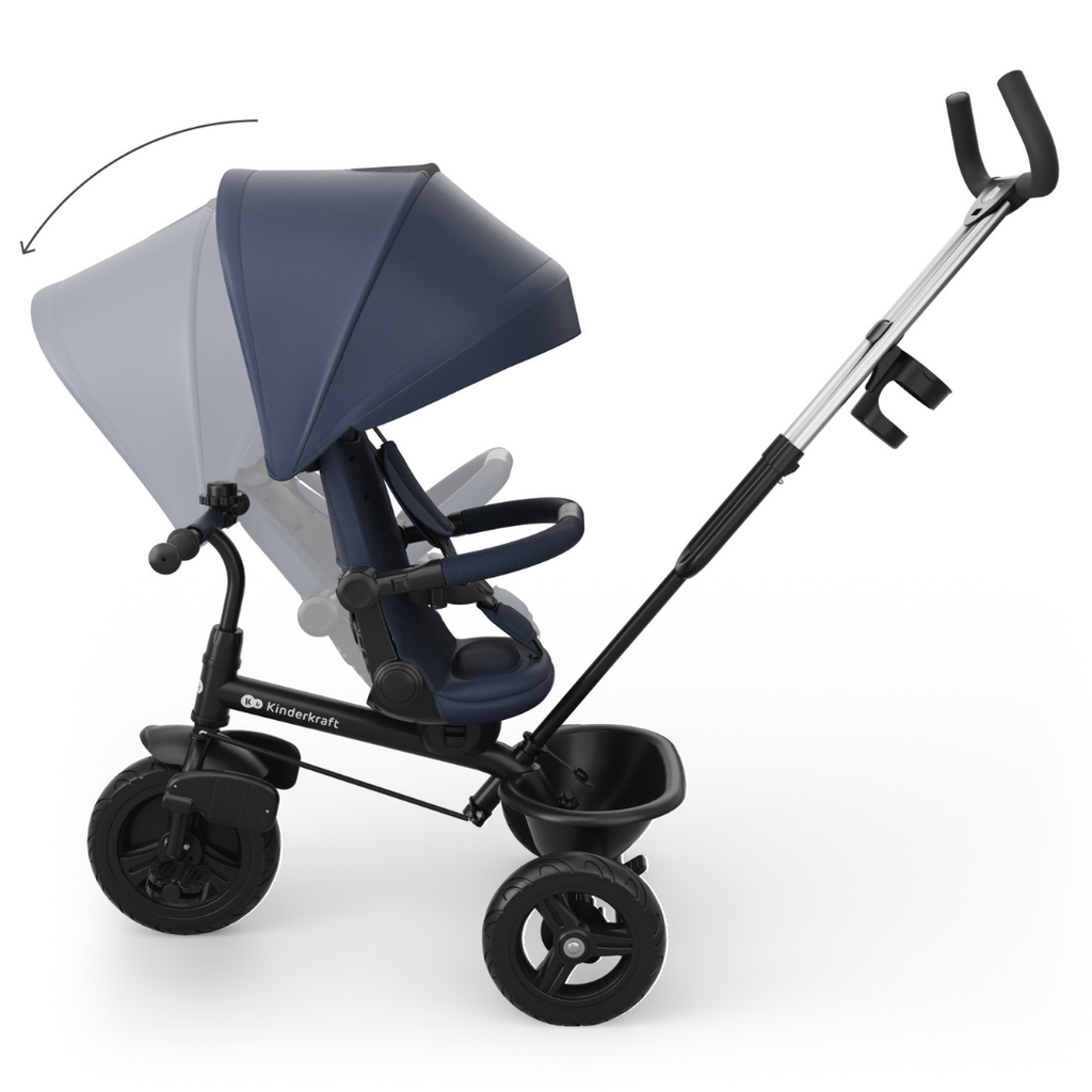 KinderKraft ASTON 2 PLUS триколка СИНЯ - снимка 7