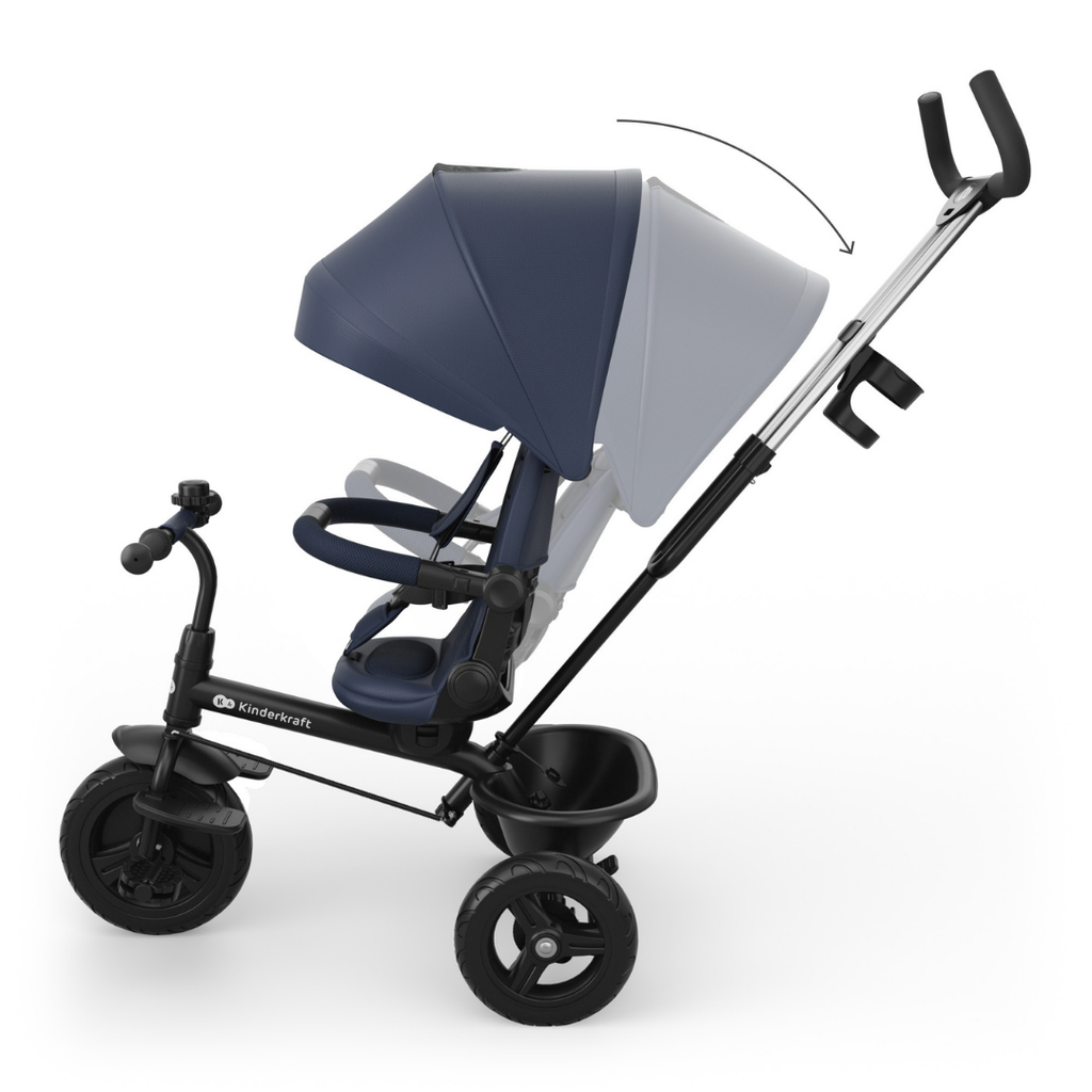 KinderKraft ASTON 2 PLUS триколка СИНЯ - снимка 12