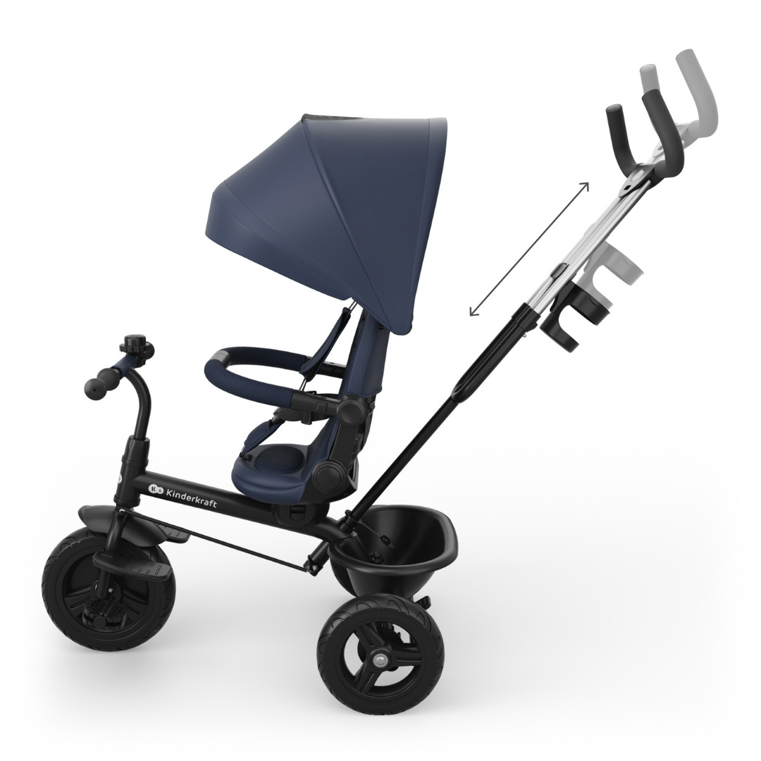 KinderKraft ASTON 2 PLUS триколка СИНЯ - снимка 6