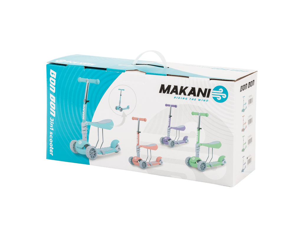 Makani Тротинетка BonBon 3в1 Candy Blue - снимка 7