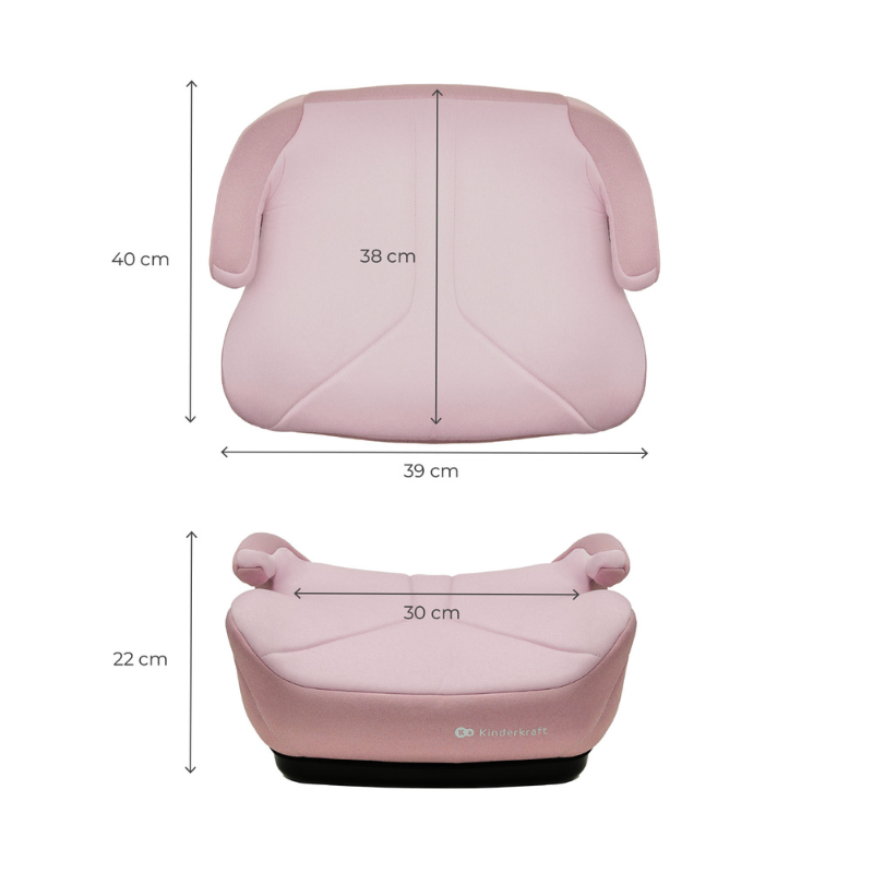 Kinderkraft I-BOOST 2 I-Size столче за кола Pink - снимка 3