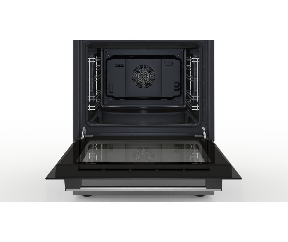 Bosch HKA090150 – вътрешност на фурната и отворена врата