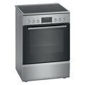 Bosch HKS79U250 Inox готварска печка с дисплей и керамичен плот