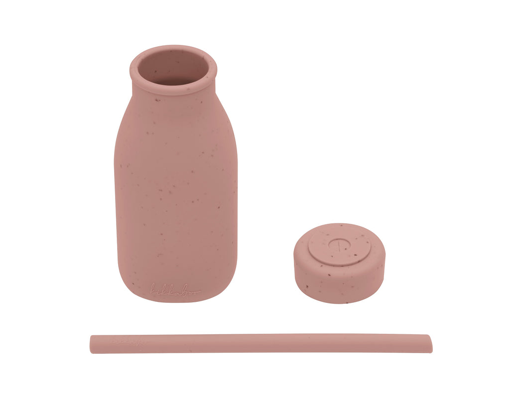 Шише със сламка Platinum Silicone Blush - снимка 3