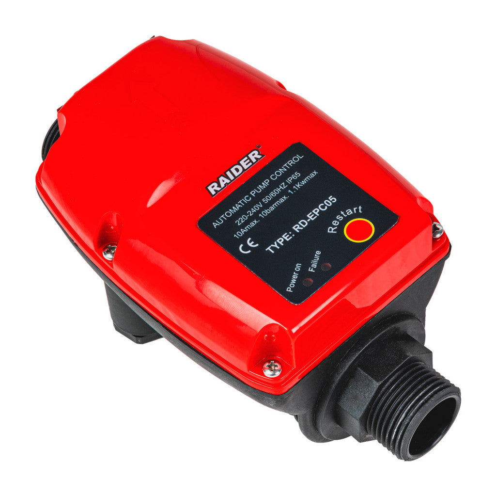 Пресостат електронен 1.1kW 1" 90°C манометър RD-EPC05 - снимка 3