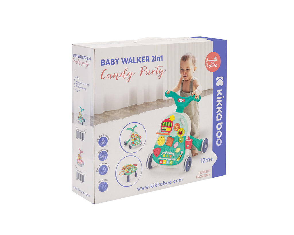 Играчка за прохождане 2в1 Candy Party Mint - снимка 6