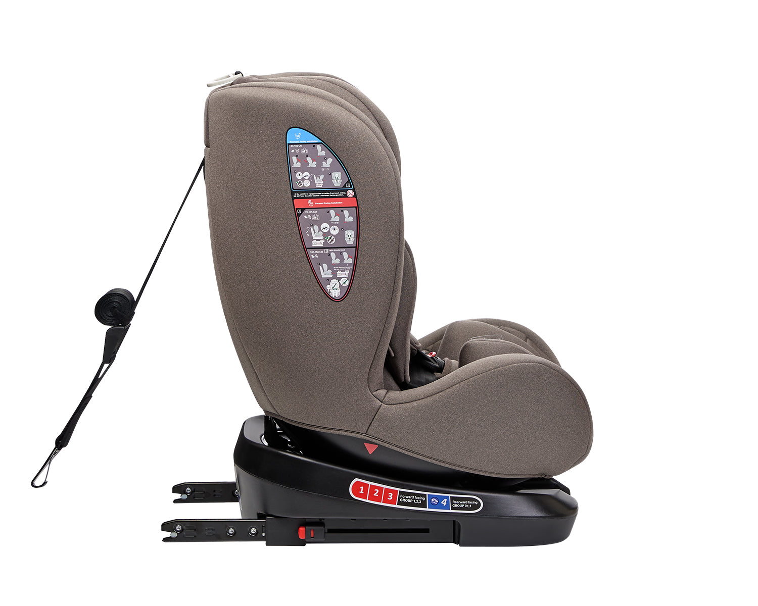 Стол за кола 40-150 см i-Trip i-SIZE Beige - снимка 5
