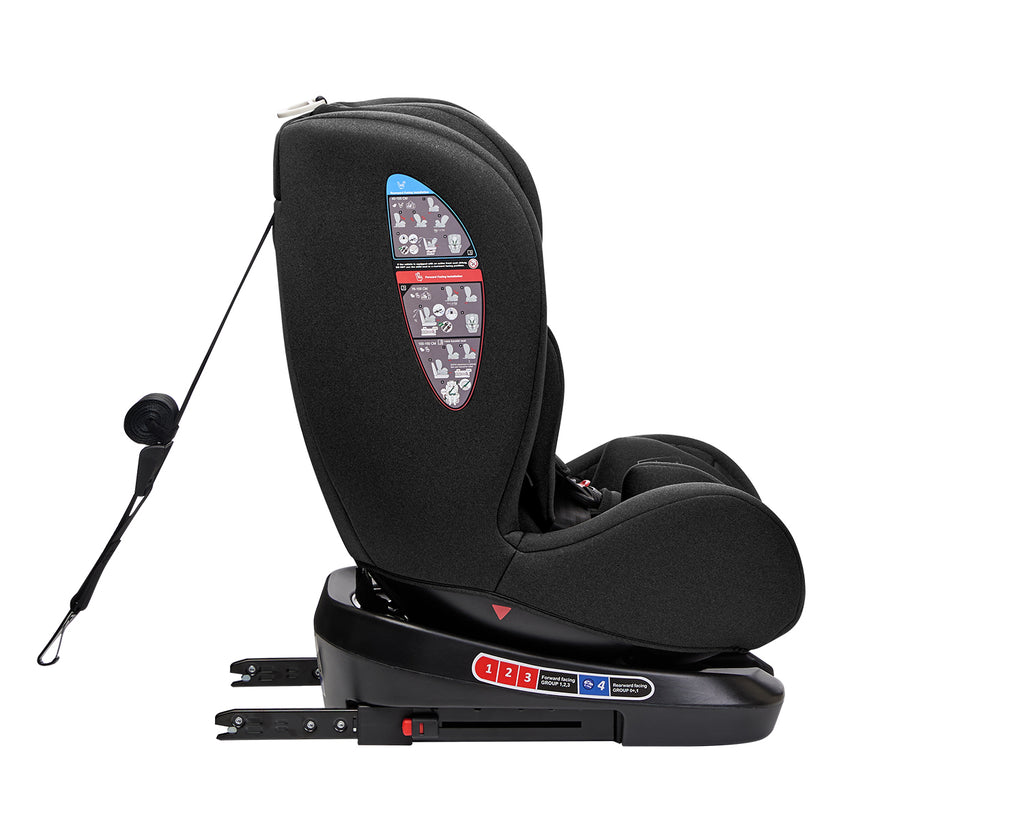 Стол за кола 40-150 см i-Trip i-SIZE Black - снимка 5