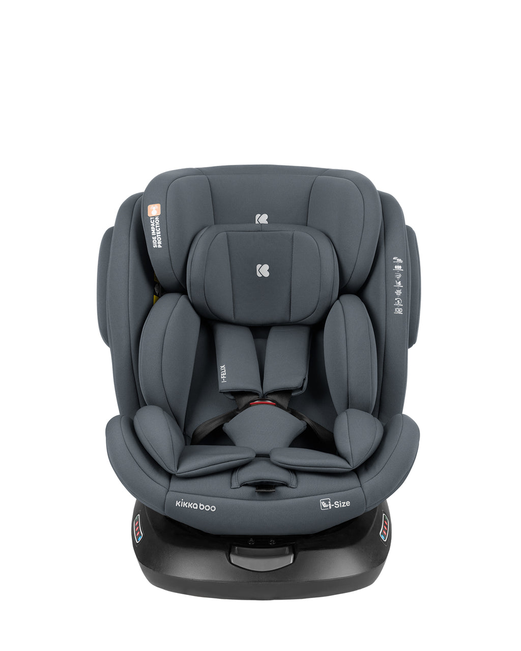 Стол за кола 40-150 см i-Felix i-SIZE Dark Grey - снимка 2