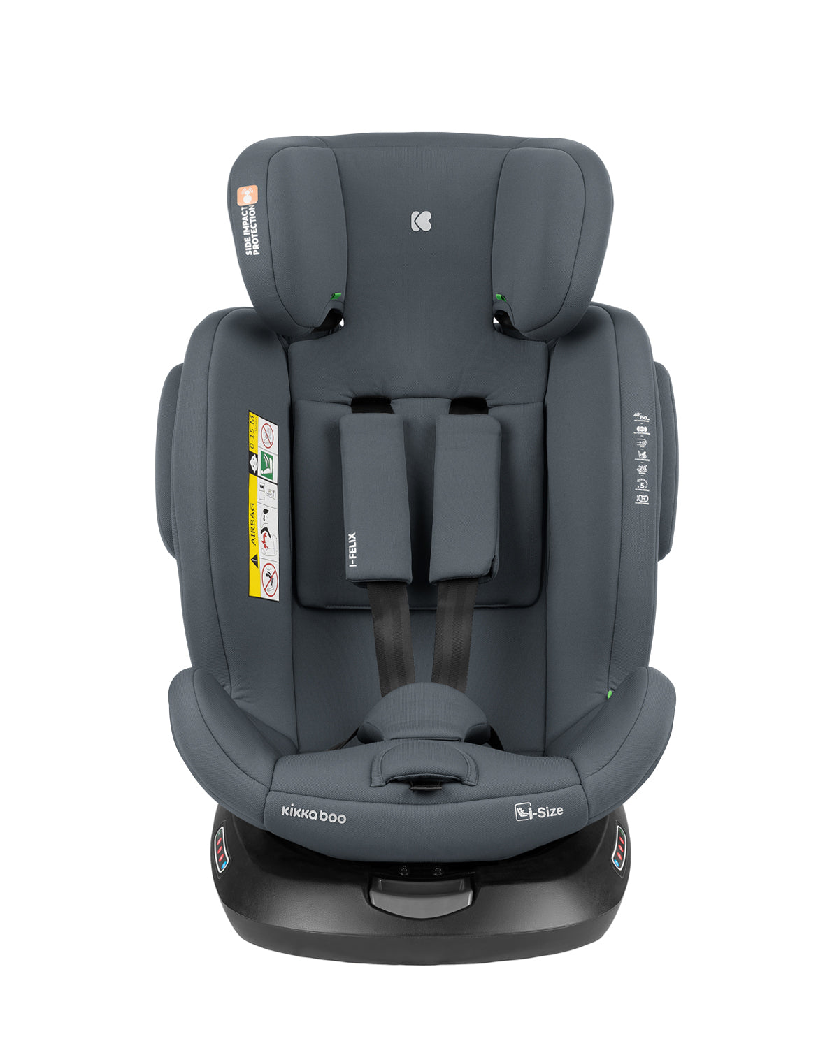 Стол за кола 40-150 см i-Felix i-SIZE Dark Grey - снимка 3
