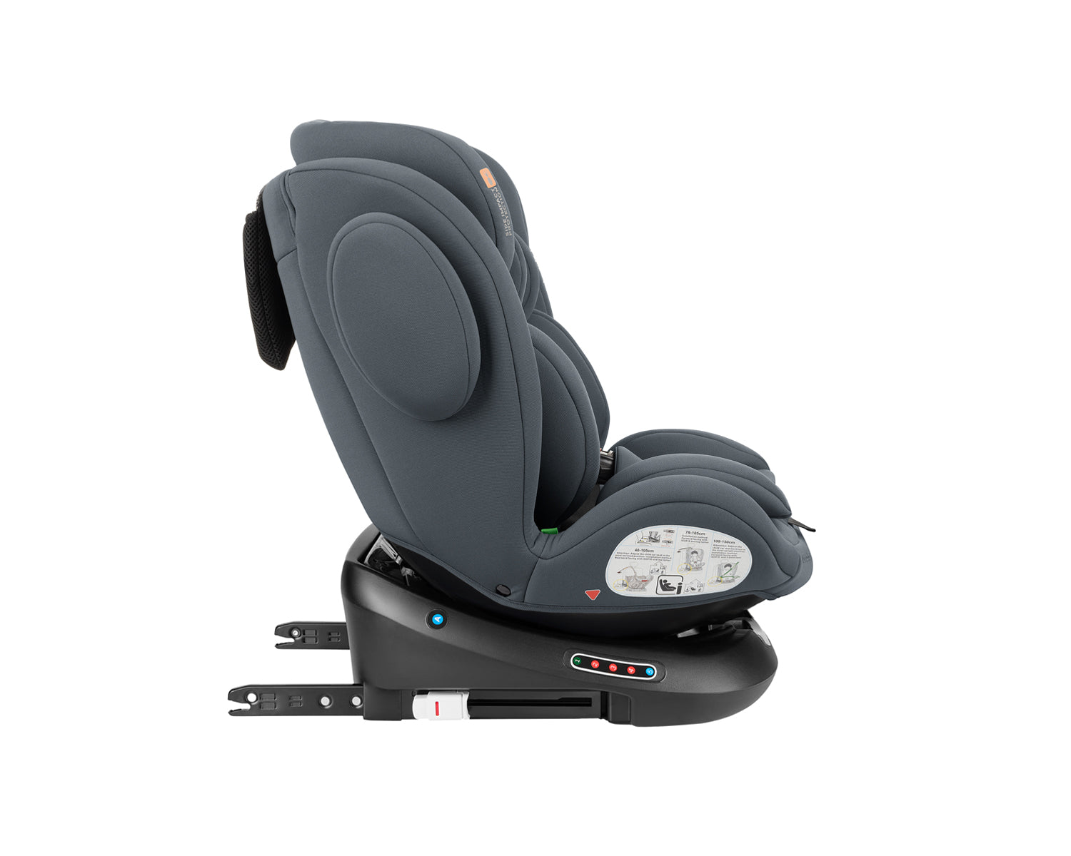 Стол за кола 40-150 см i-Felix i-SIZE Dark Grey - снимка 7
