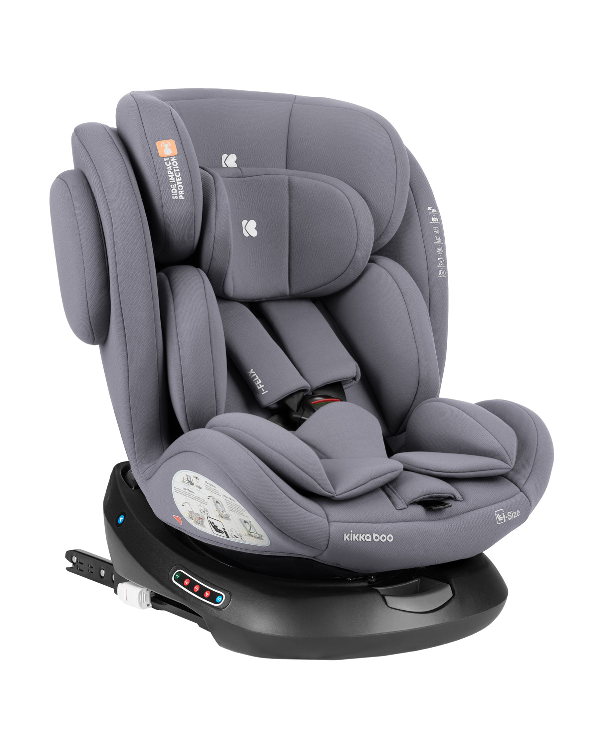 Стол за кола 40-150 см i-Felix i-SIZE Light Grey
