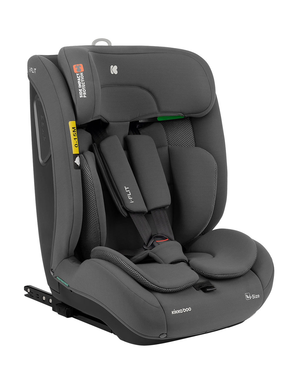 Стол за кола 76-150 см i-Flit i-SIZE Dark Grey | Kikkaboo