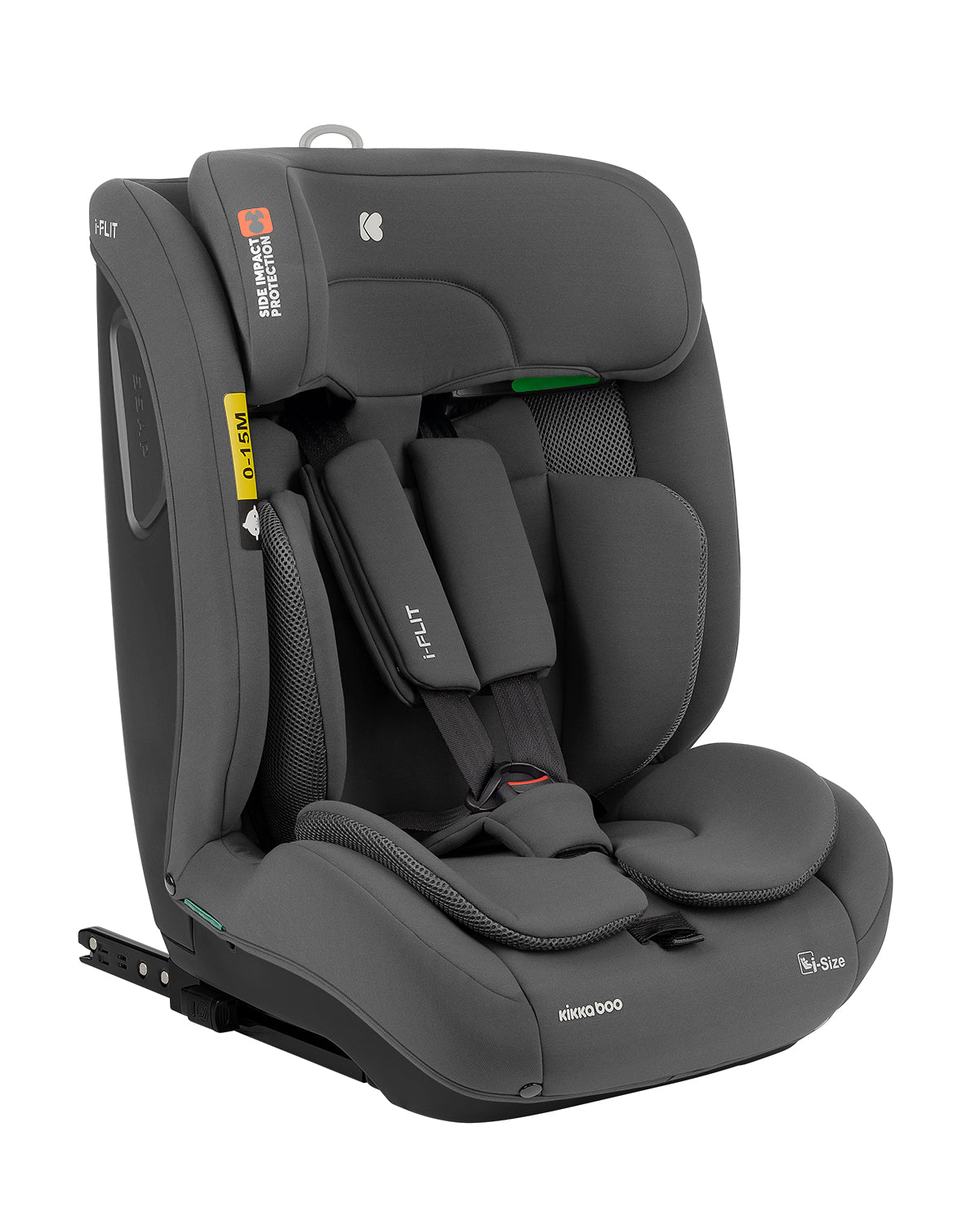 Стол за кола 76-150 см i-Flit i-SIZE Dark Grey | Kikkaboo