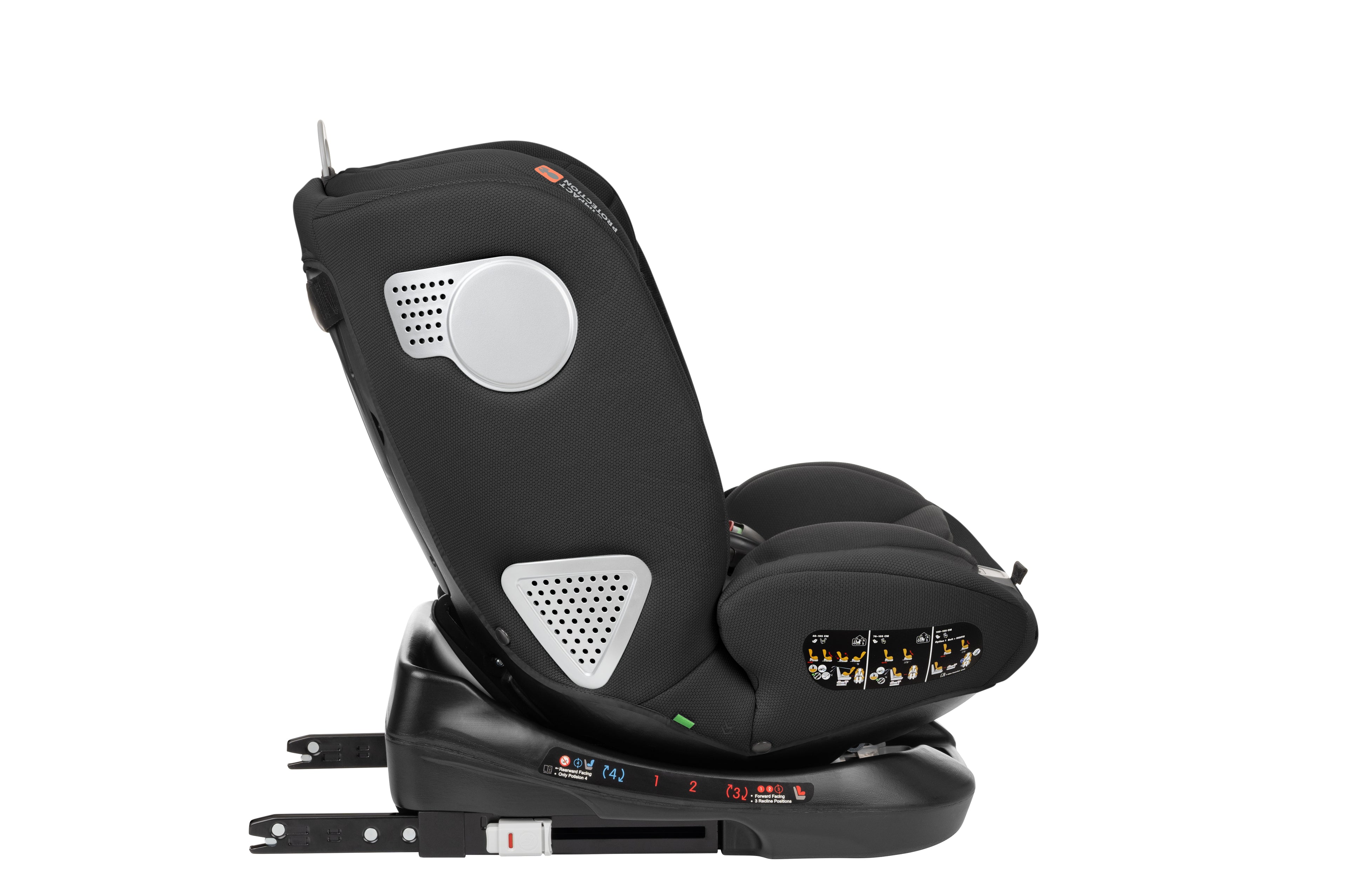 Стол за кола 40-150 см i-Moove i-SIZE Black - снимка 7