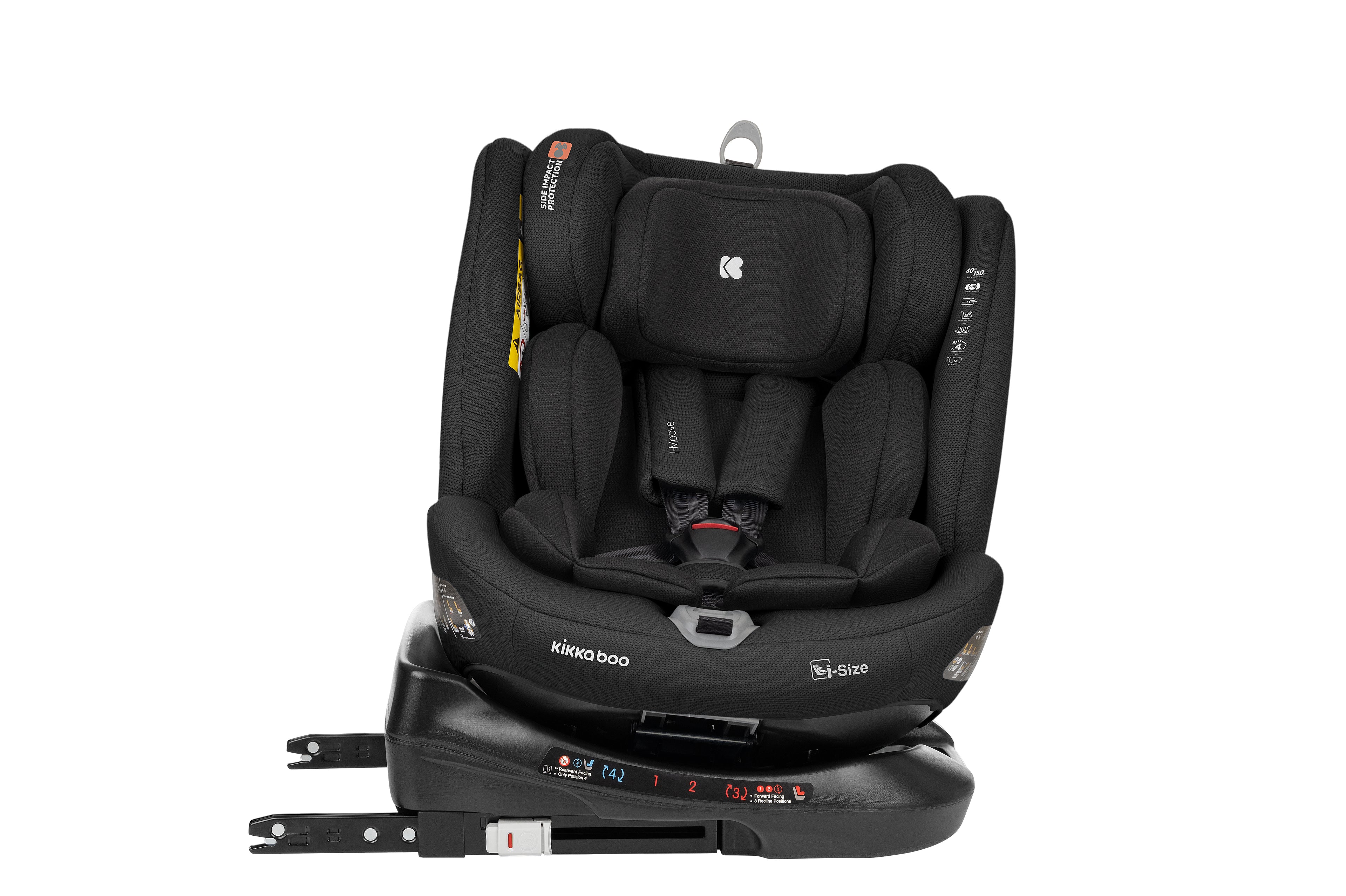 Стол за кола 40-150 см i-Moove i-SIZE Black - снимка 9