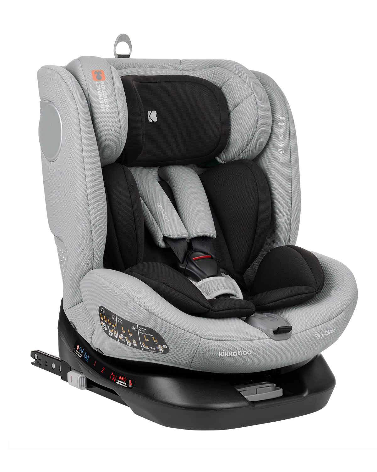 Стол за кола 40-150 см i-Moove i-SIZE Light Grey | Kikkaboo