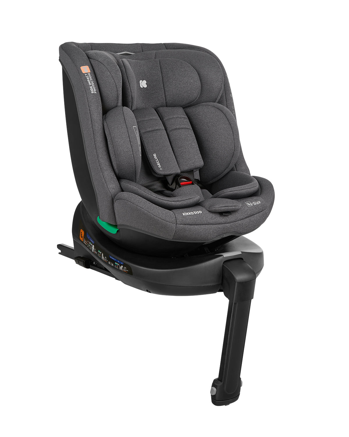 Стол за кола 40-150 см i-Secure i-SIZE Dark Grey | Kikkaboo