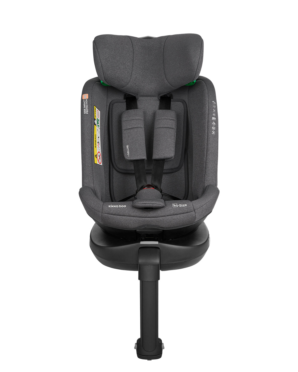 Стол за кола 40-150 см i-Secure i-SIZE Dark Grey - снимка 3