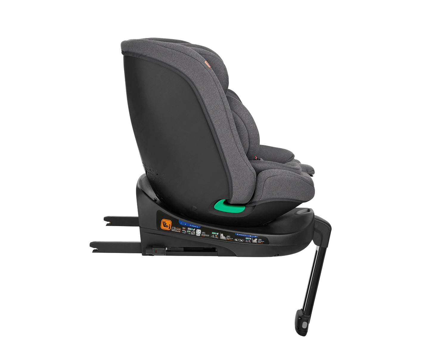 Стол за кола 40-150 см i-Secure i-SIZE Dark Grey - снимка 6