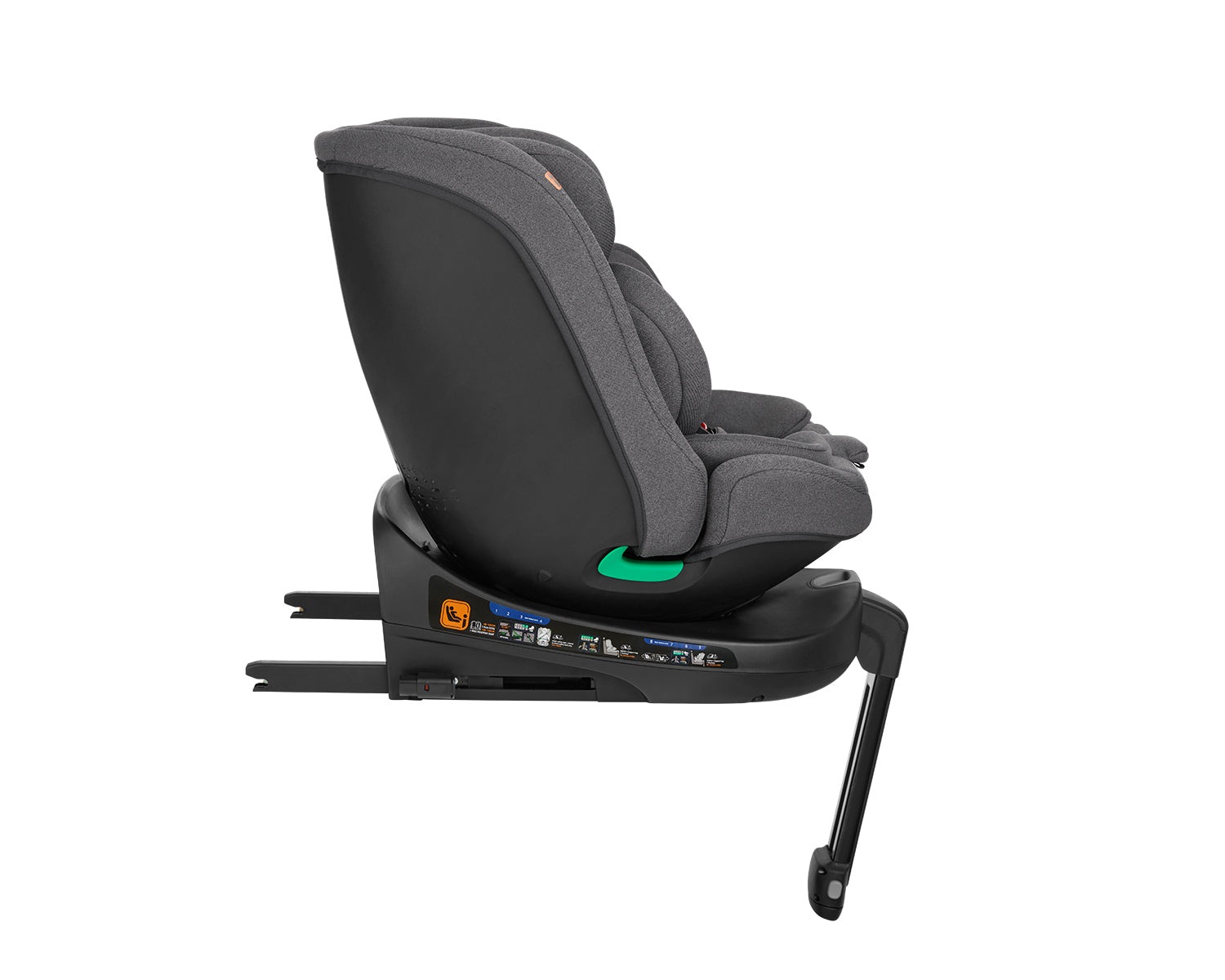 Стол за кола 40-150 см i-Secure i-SIZE Dark Grey - снимка 7