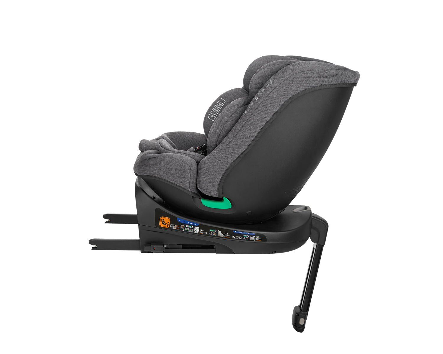 Стол за кола 40-150 см i-Secure i-SIZE Dark Grey - снимка 9