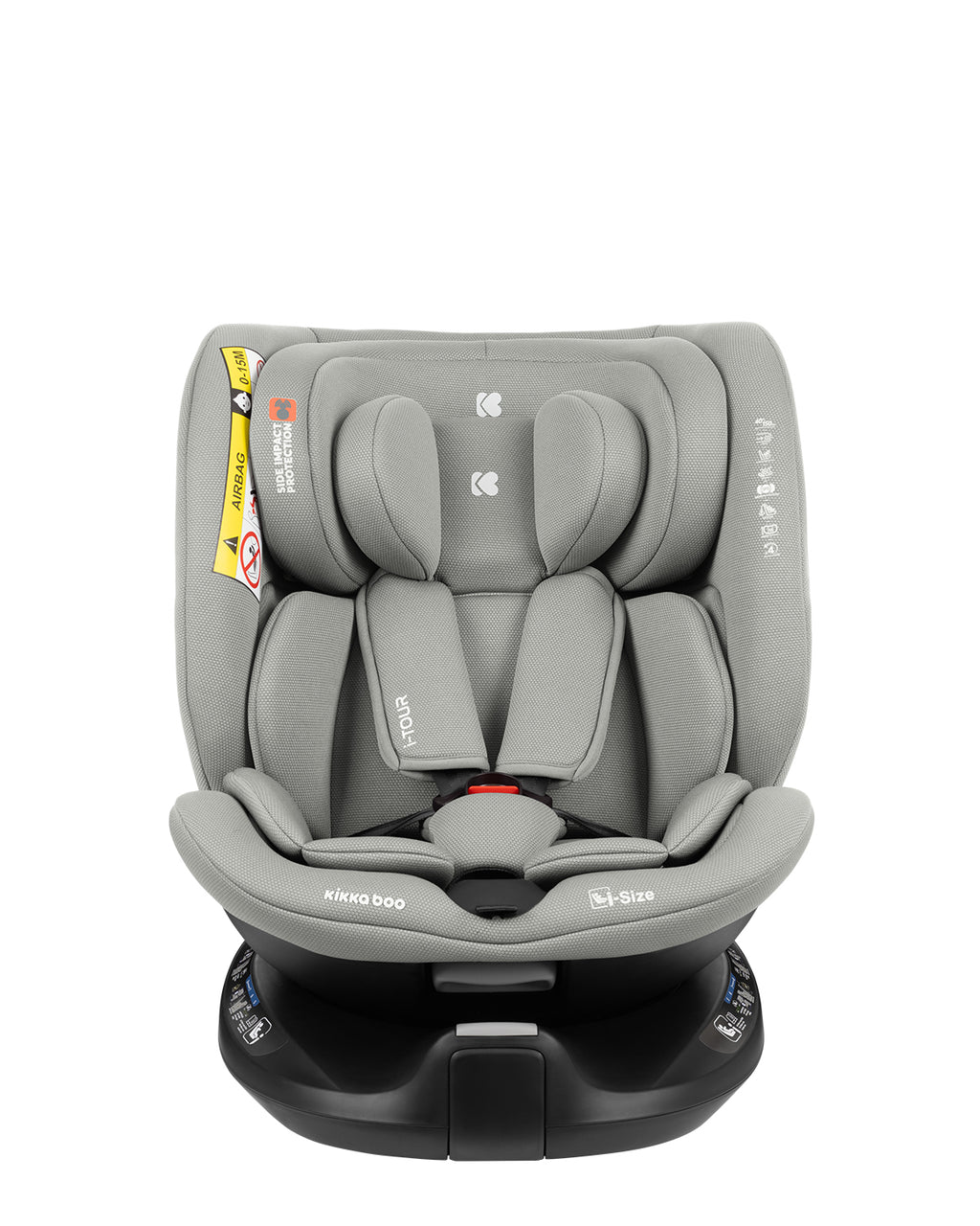 Стол за кола 40-150 см i-Tour i-SIZE Light Grey - снимка 2